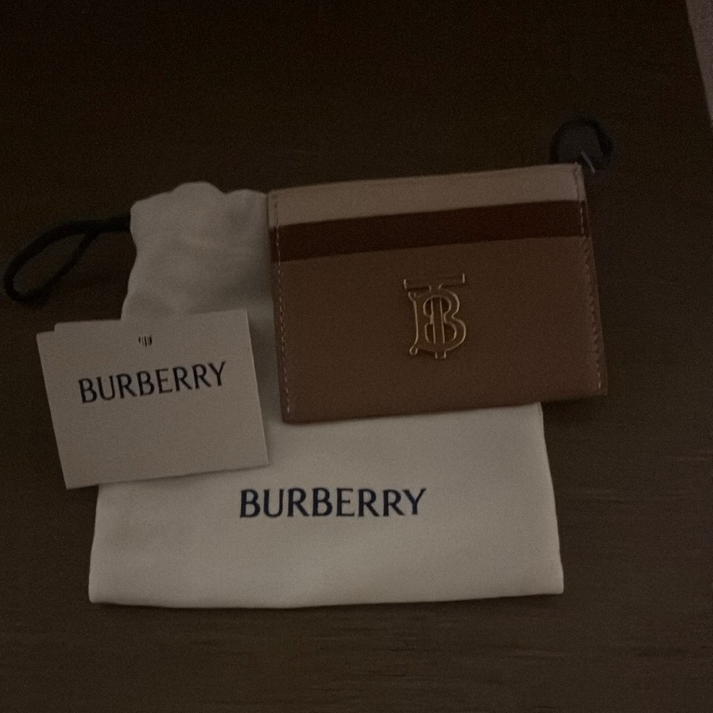 Burberry Tan Card Holder
